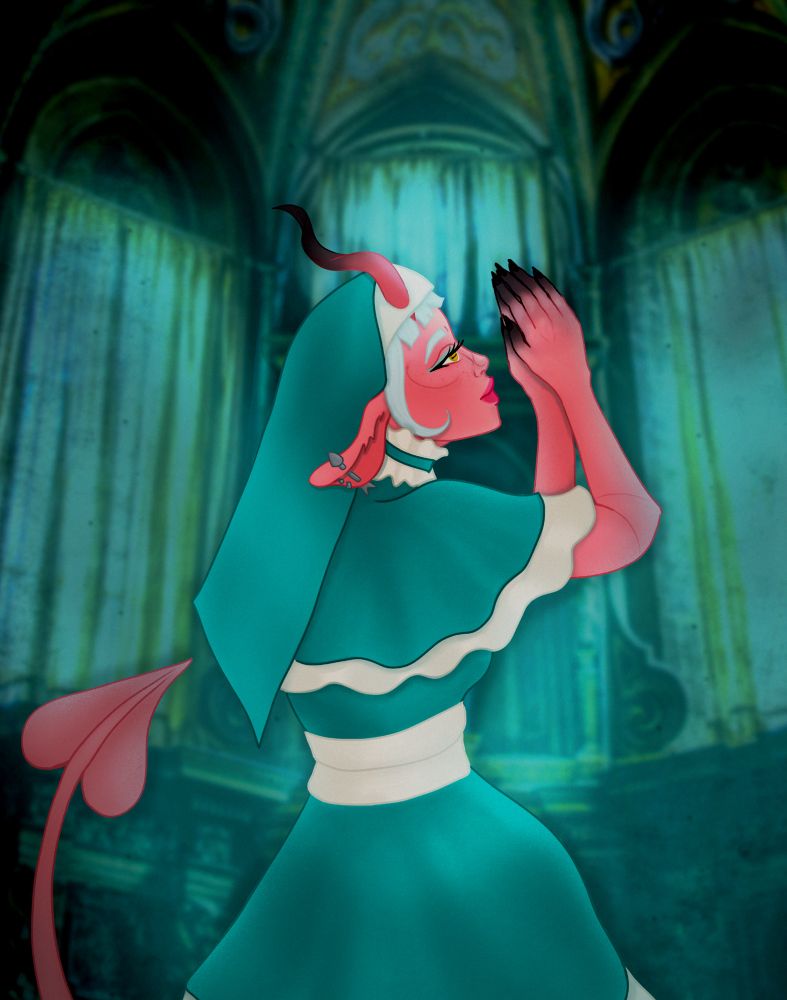 Fanart of the demon Tyranny, from Critical Role Campaign 4