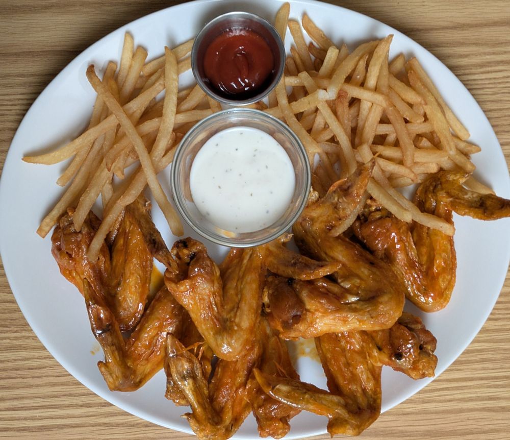Chipotle Hot Wings & French Fries