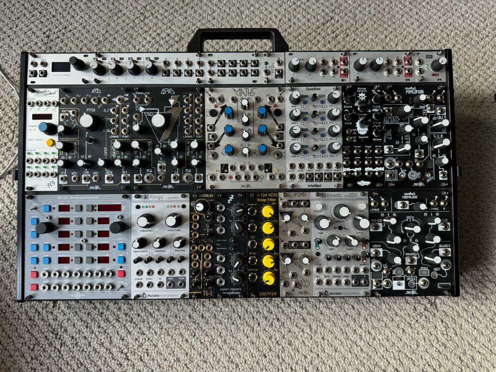 Intellijel case full of modules