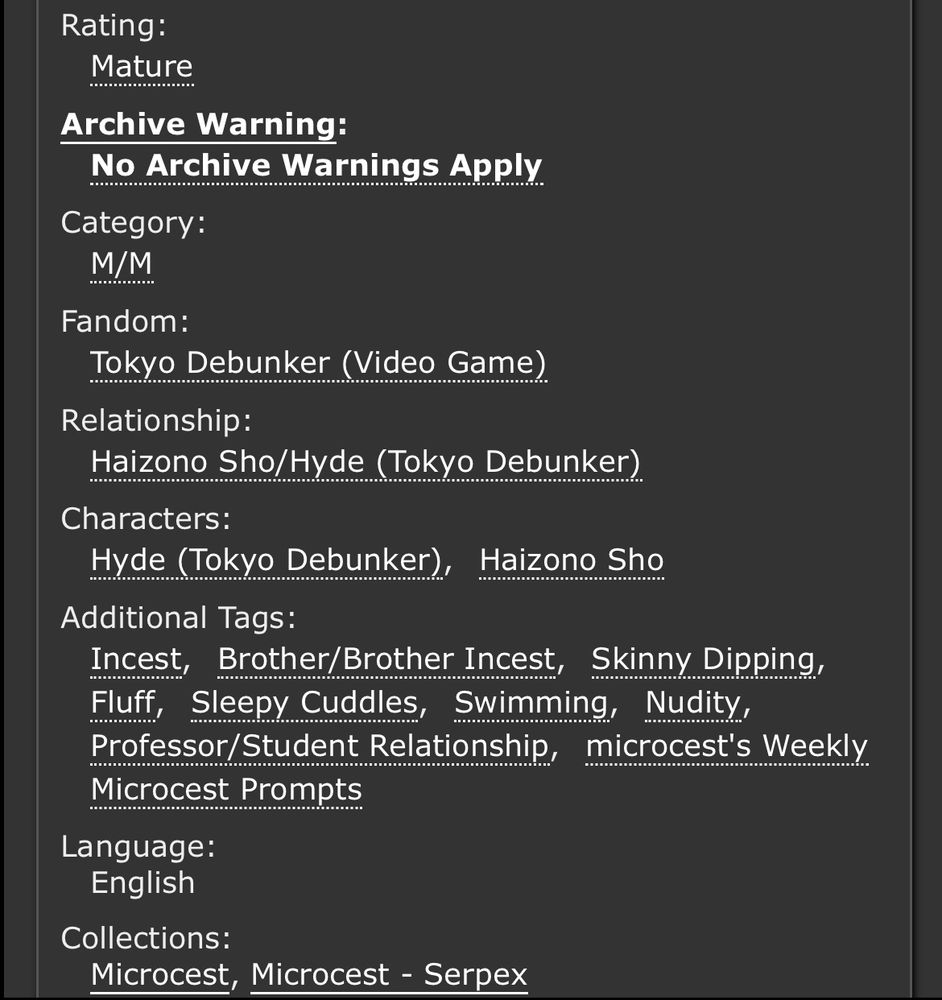 1/1 Tags—Follow link for full list for screen readers.