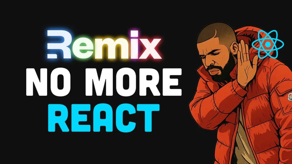 Remix is DROPPING React (and I'm excited)