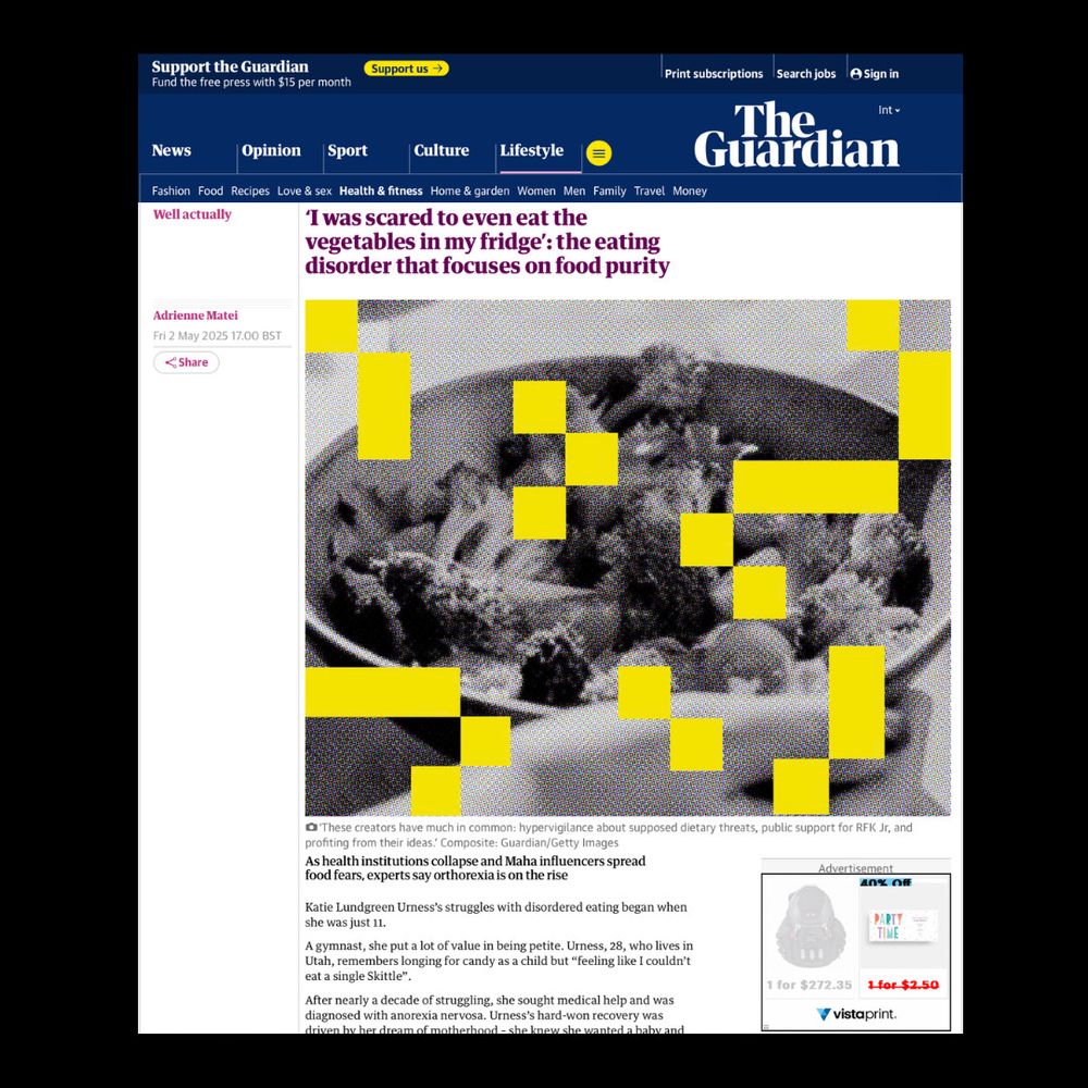 screenshot of article (screen readable at link) of the guadian article with my quote circled