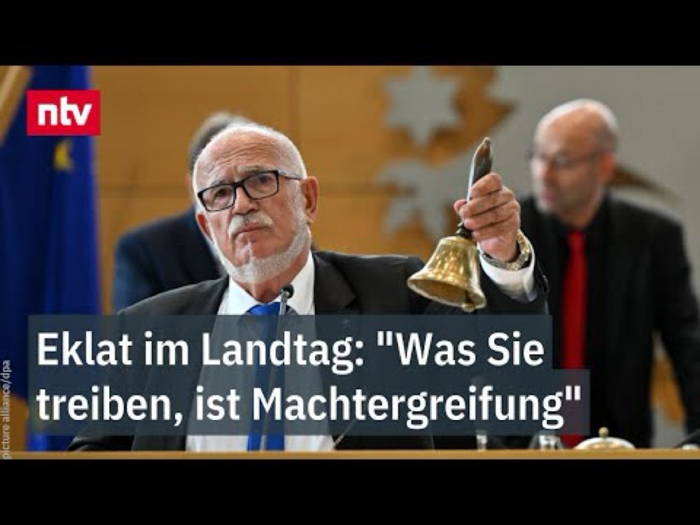 Protest gegen AfD-Alterspräsident: "Was Sie treiben, ist Machtergreifung" | ntv