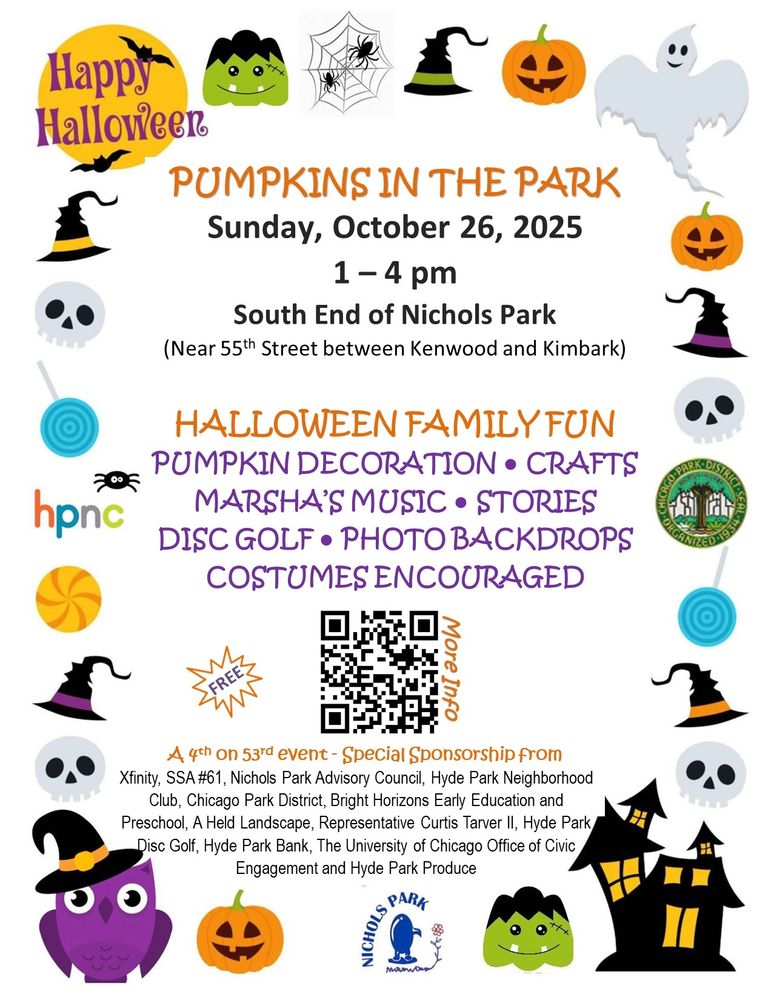 Goofy poster with the details (in the post) but also says pumpkin decoration, crafts, music, stories, disc golf, photo ops, costumes encouraged