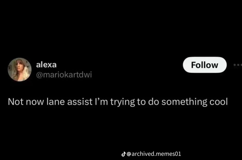 Not now lane assist I'm trying to do something cool