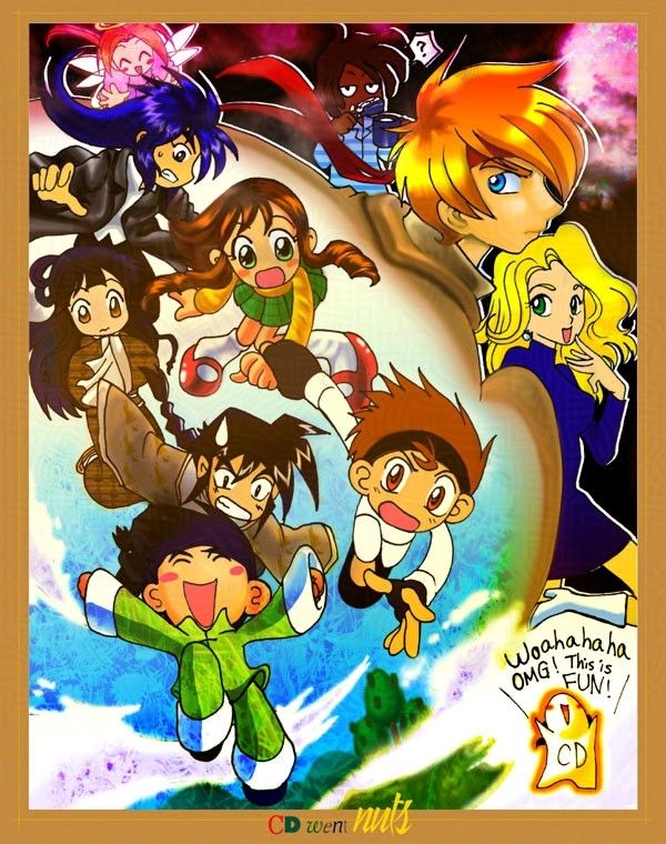 CD a white little gremlin throws all her ocs into a new world. 