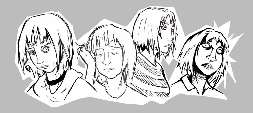 Sketches for a character concept