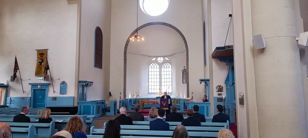 Interior of a Church in Scotland