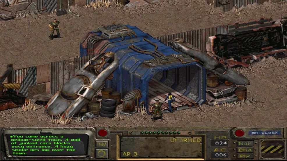 Junktown, from Fallout (1997).