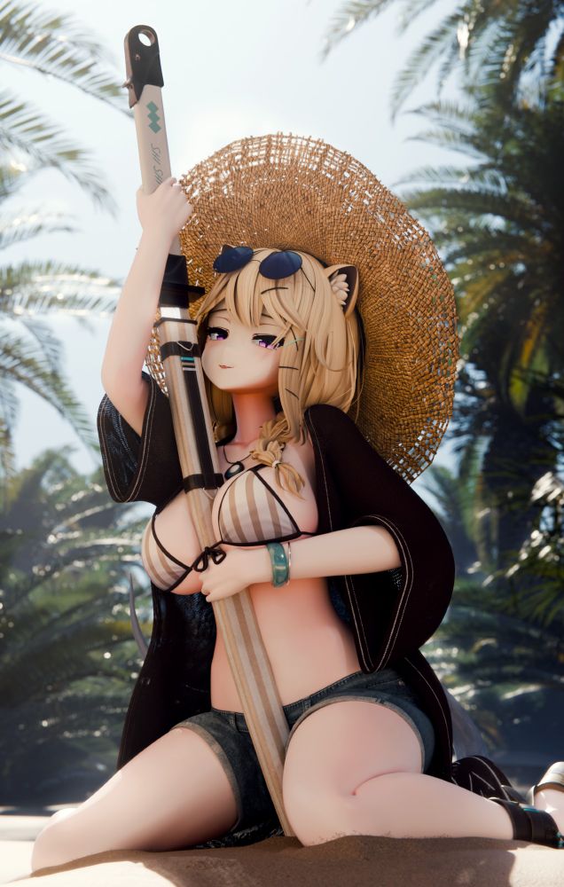 Utage from Arknights (be nice, it's her birthday)