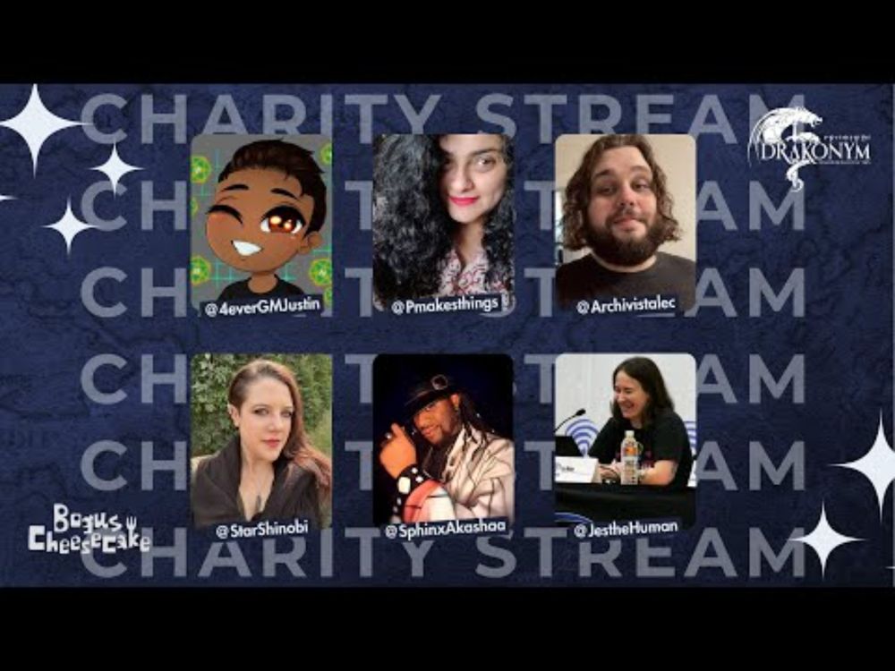 Dragons + Magic + Charity = Drakonym TTRPG Charity Stream for ACLU