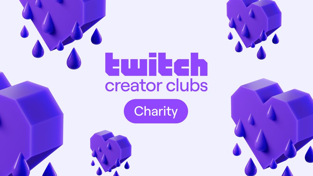 Twitch creator club charity banner 