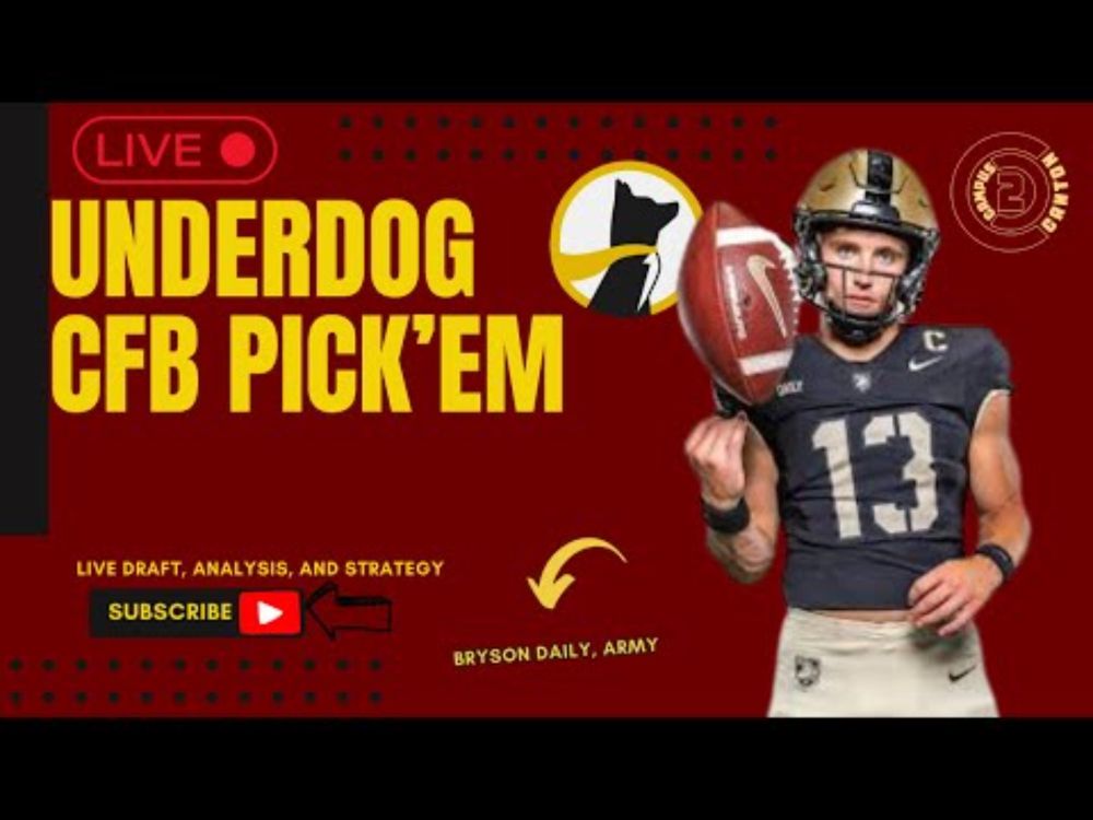 C2C CFB Underdog Show - Army/Navy PICK'EM & BEST BALL