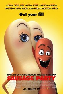 The theatrical poster to Sausage Party (2016)