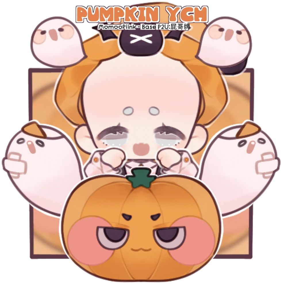 Pumpkin YCH by MomooPiink (@MomooPiink)