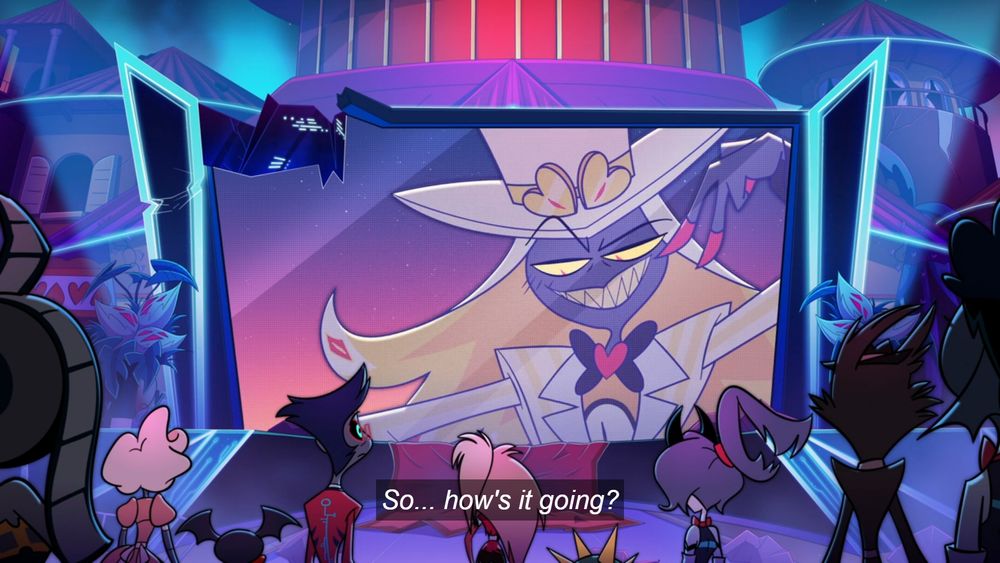 Pentious from Heaven, to Cherri, being cringe: So... how's it doing?