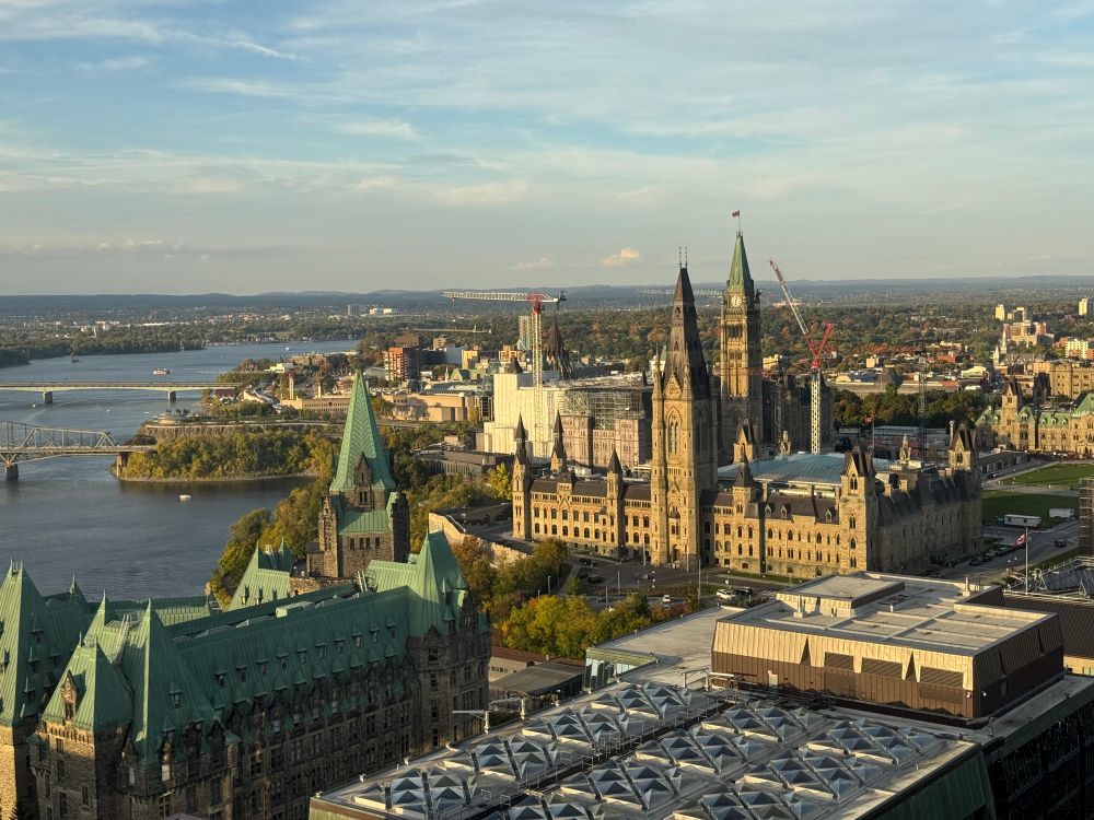 View of parliament building 