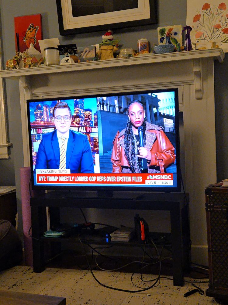 Rep Summer Lee live on Chris Hayes talking about Epstein files