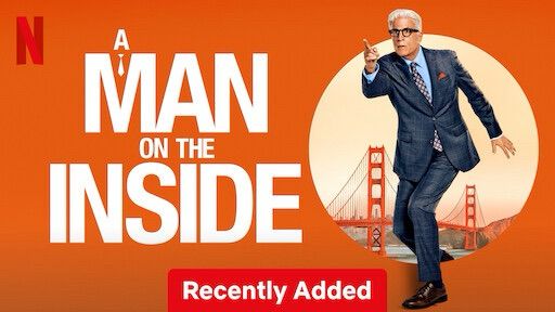 Banner de “Un hombre infiltrado”, la serie de Netflix protagonizada por Ted Danson del creador de “The Good Place” (Mike Schur)