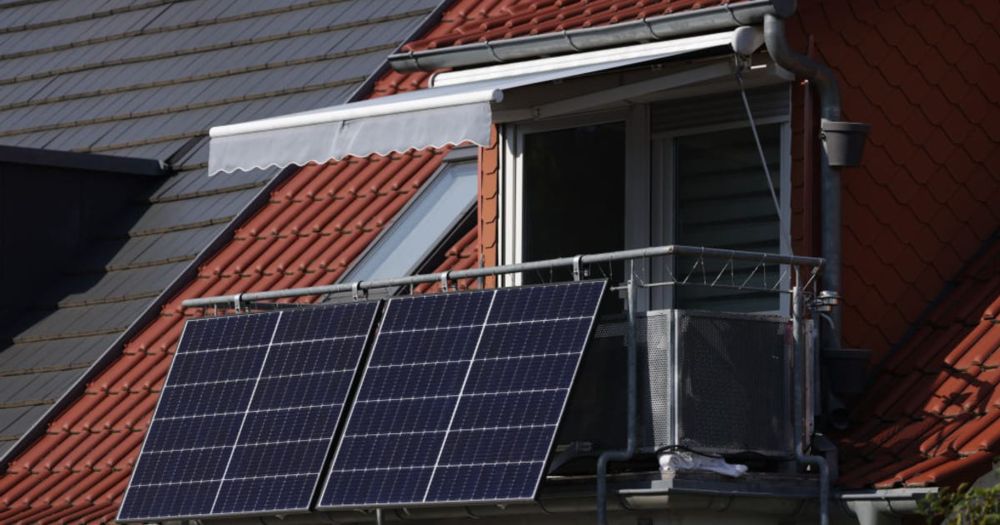 How Germany outfitted half a million balconies with solar panels