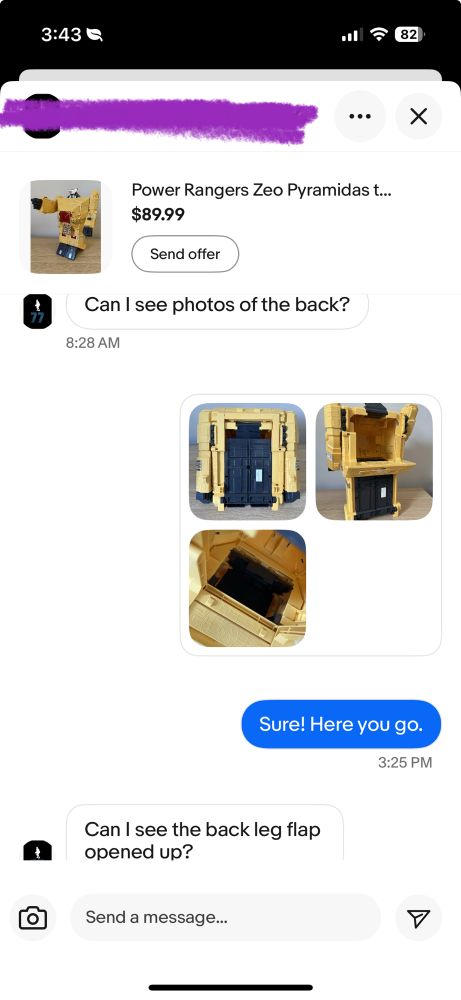 Can I see photos of the back? Can I see the back leg flap opened up?