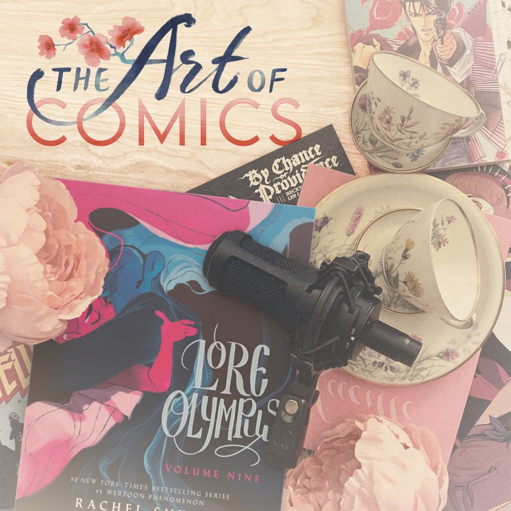 Cover photo for the podcast The art of comics showcasing Lore Olympus