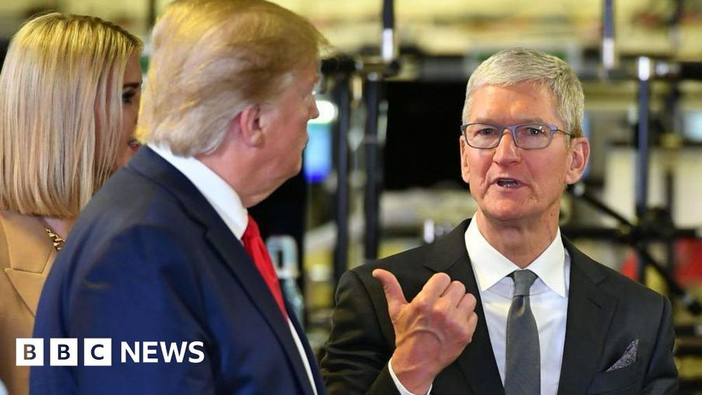The president had been pressing Apple to do more of its manufacturing in the US.