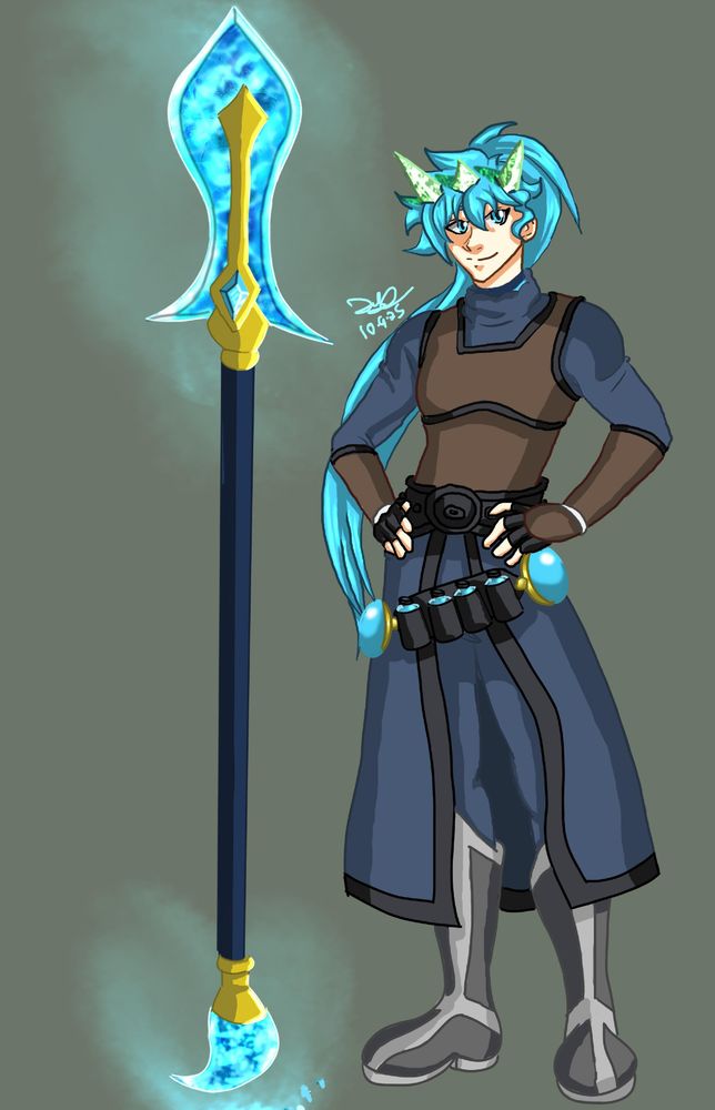 reference of the Misterican Knight, Hohtava Tähti, and his crystal bladed lance, Glacier Rush 