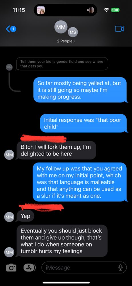 Conversation with daughter about this thread