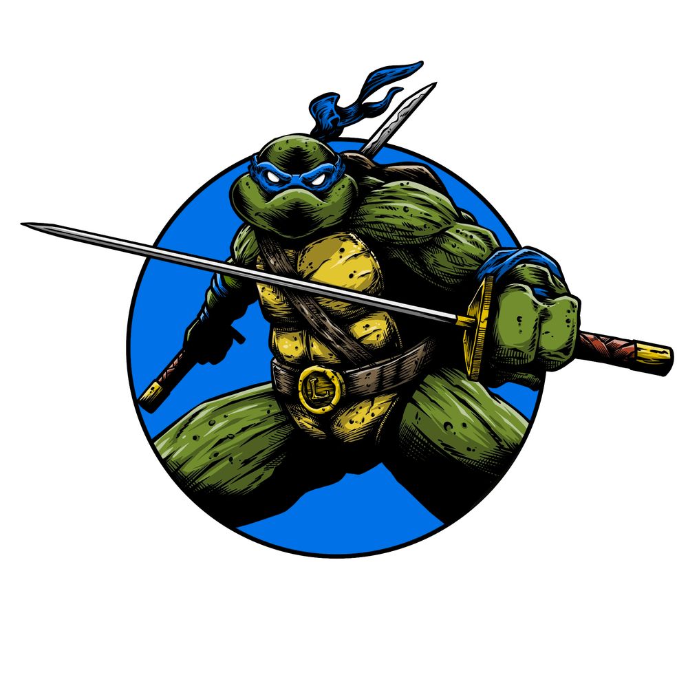 Teenage Mutant Ninja Turtle Leonardo.
