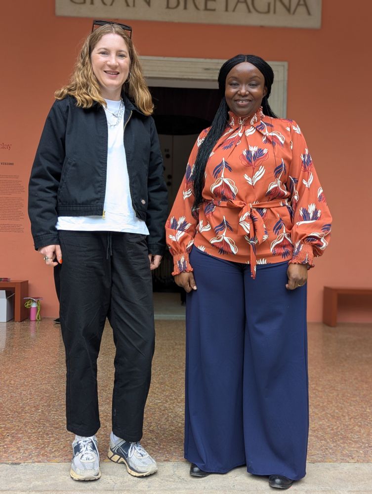 Fran Williams with Stella Mutegi