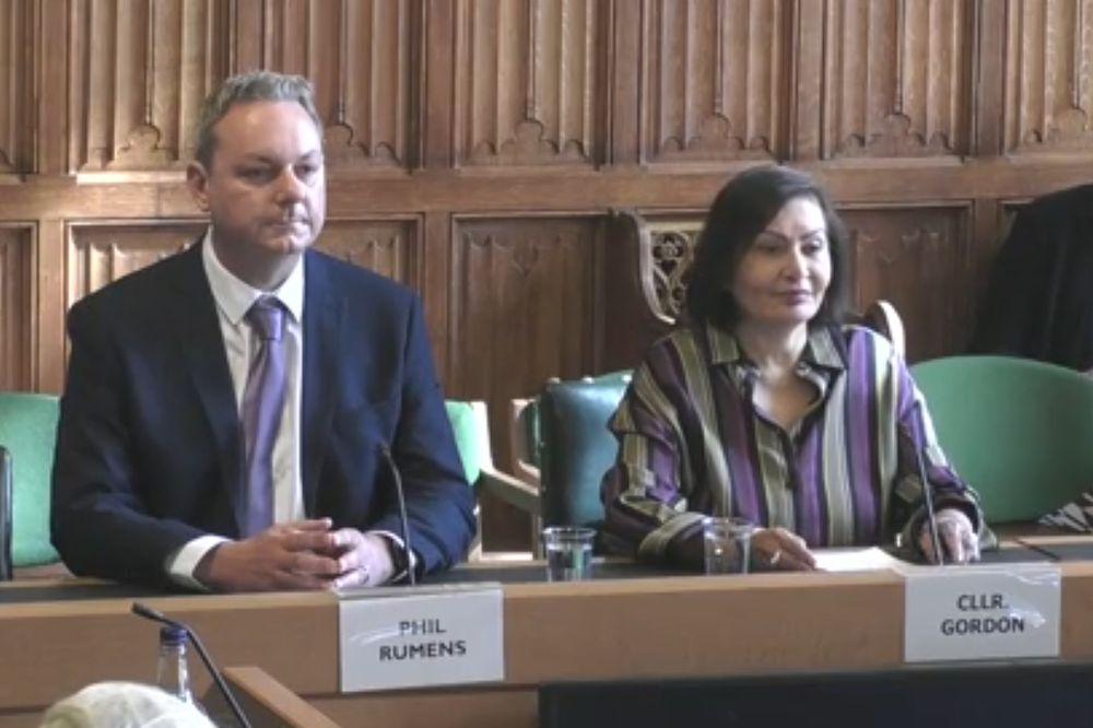 Phil Rumens and Cllr Sunita Gordon