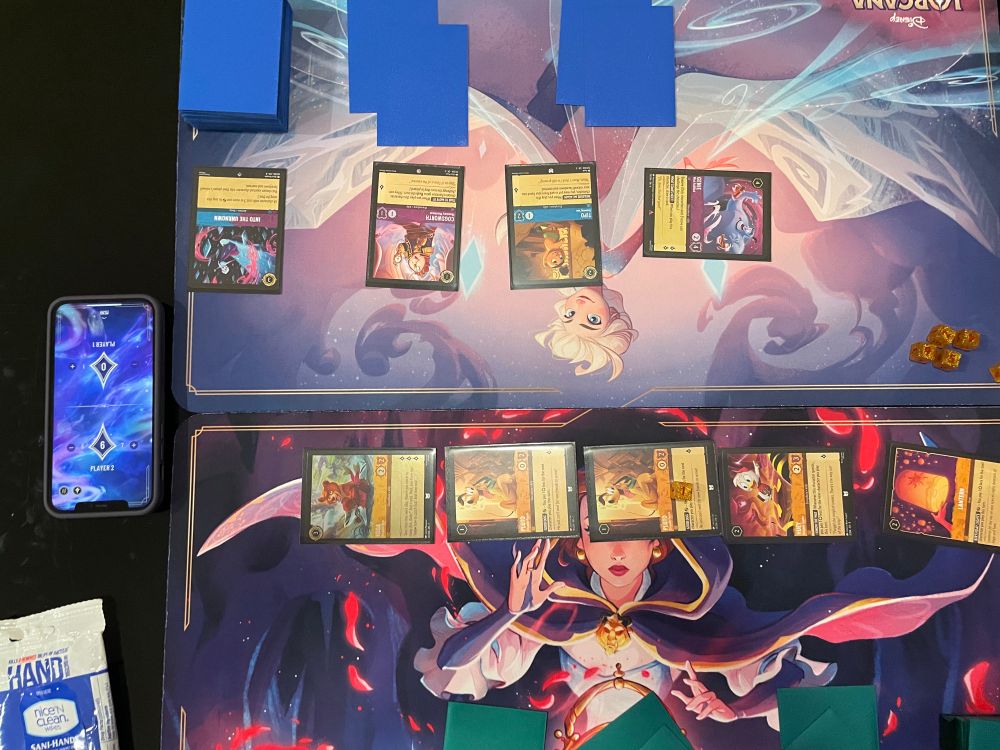 My partner played “into the unknown” song that puts chosen character in your inkwell. I lose my goofy and the game 