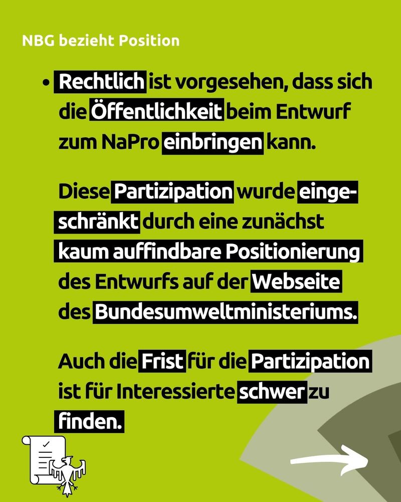 NBG-Stellungnahme zum Nationalen Entsorgungsprogramm (NaPro)