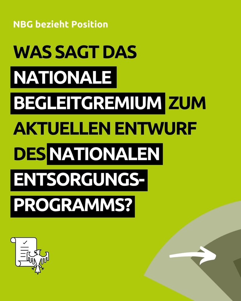 NBG-Stellungnahme zum Nationalen Entsorgungsprogramm (NaPro)