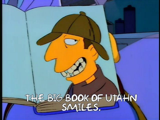 Big Book of Utahn Smiles from The Simpsons