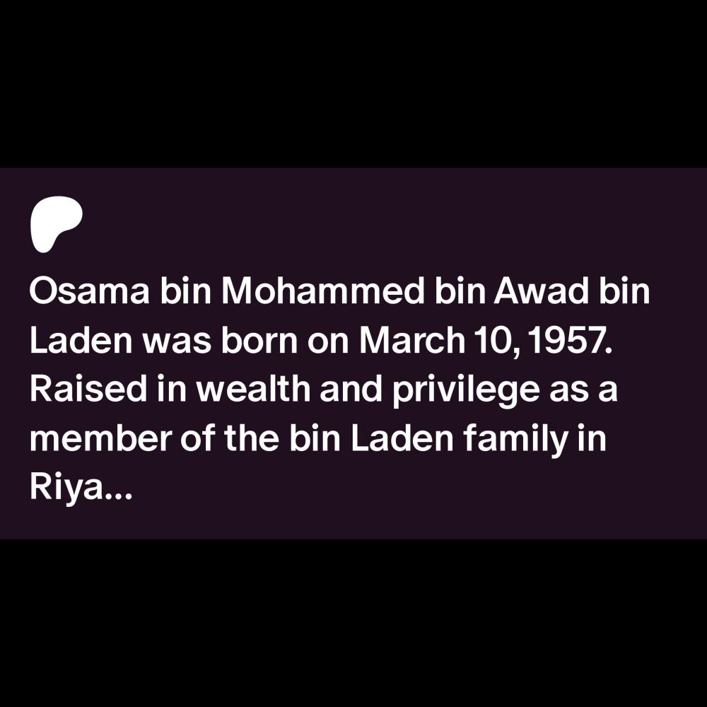 A Not So Brief History On The Radicalization Of Osama bin Laden | Malcontent News