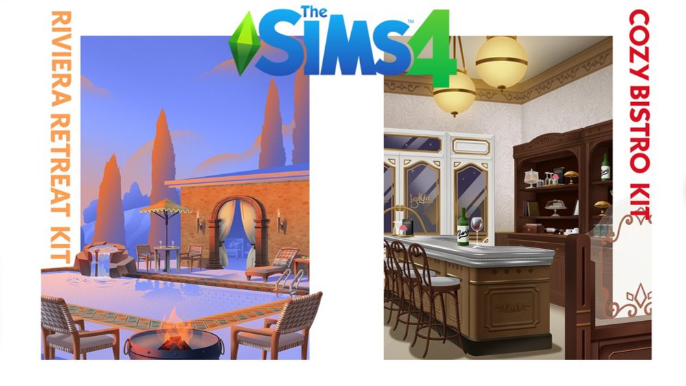 The Sims 4 is getting fancy with new Bistro and Riviera kits — Maxi-Geek