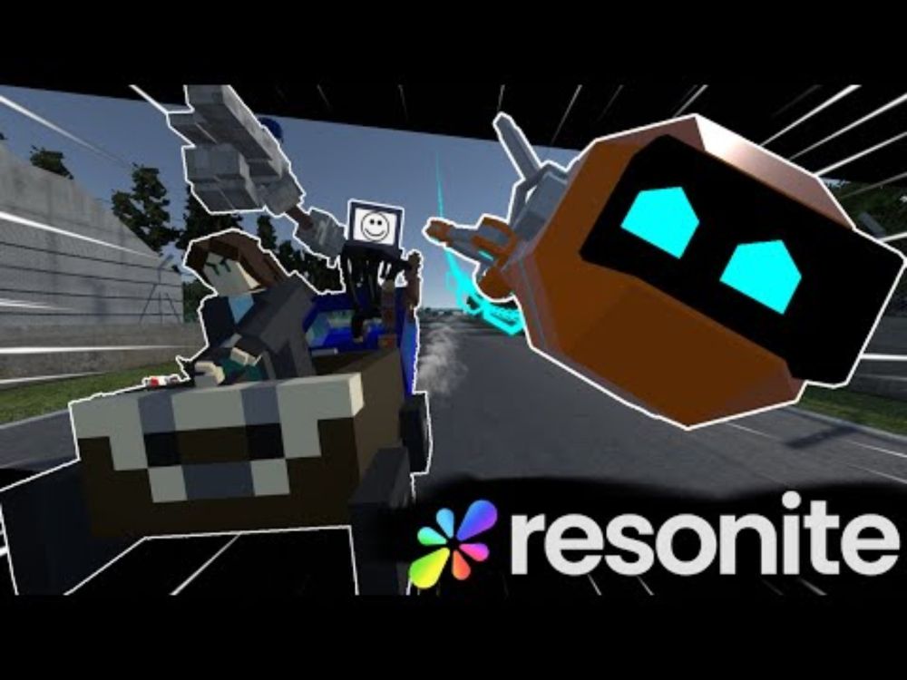 Engaging in Dangerous Stunts With My Friends in Resonite VR