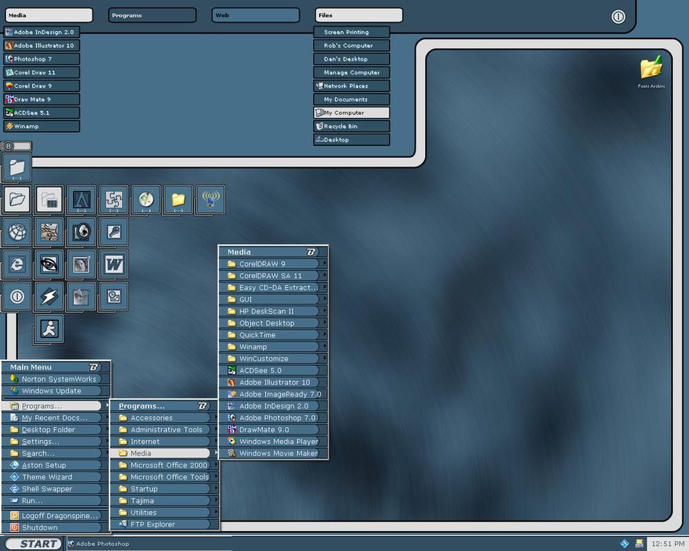 XP shell skins