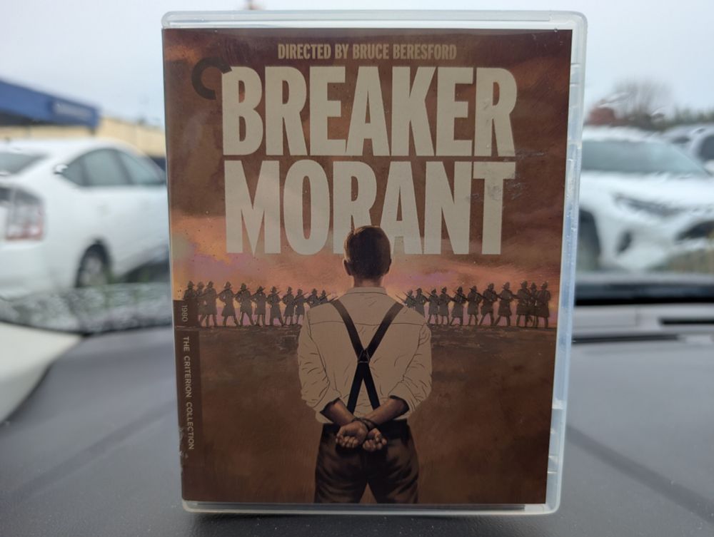 a criterion blu ray of BREAKER MORANT