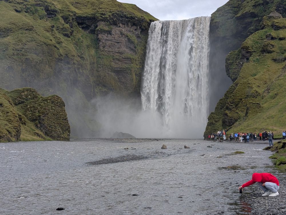 A flippin waterfall 