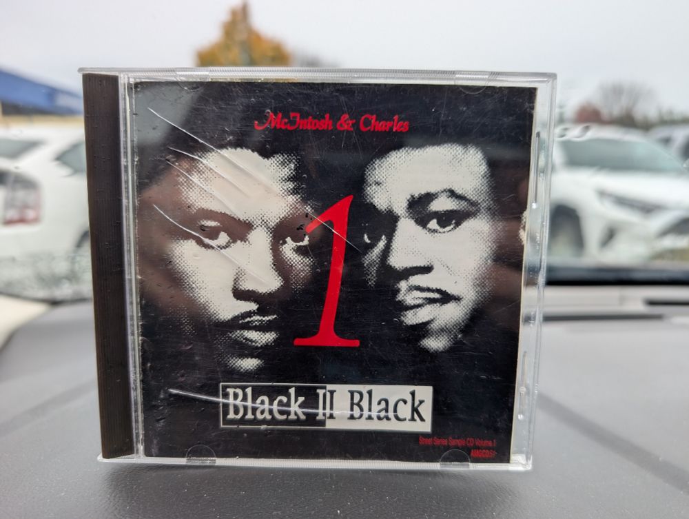 A CD called Black II Black by McIntosh & Charles