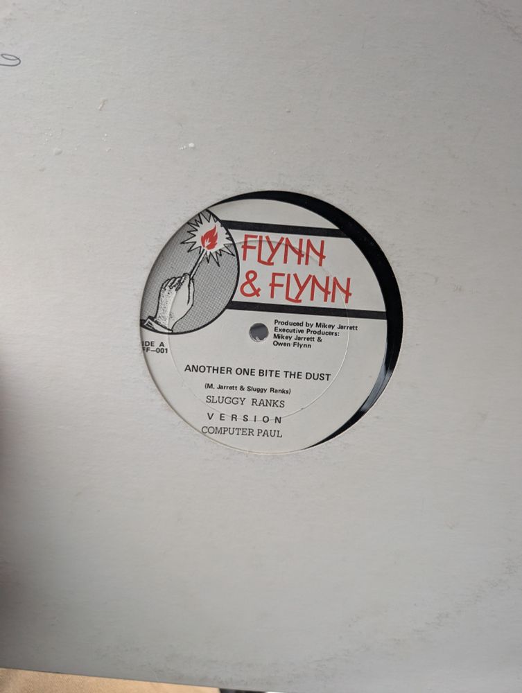 A 12" single by Sluggy Ranks