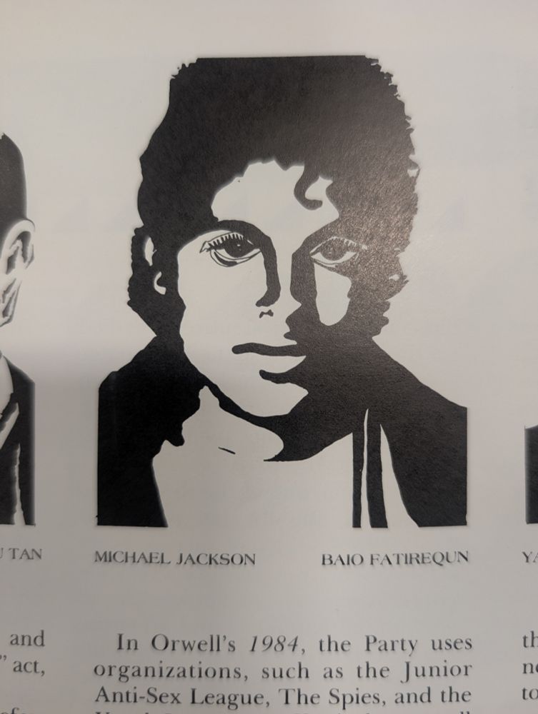 A portrait of Michael Jackson