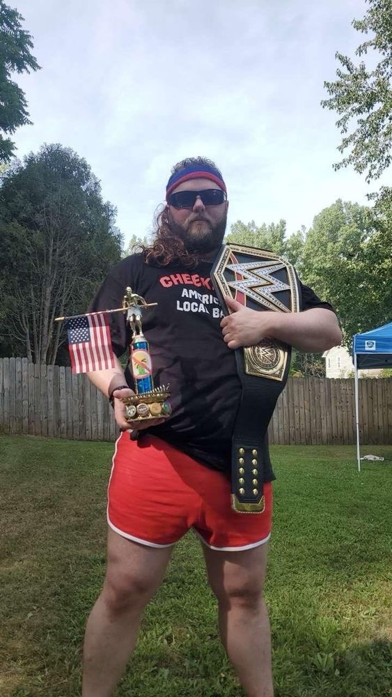 Cheekface booty shorts after the game