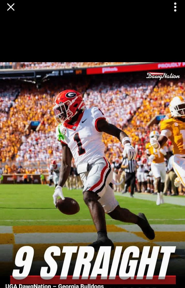 "Iffy" game till the end! GA vs TN.


Love my Georgia Bulldogs 🏈🏈 We are 3-0.