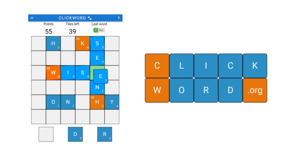 Build words to score!