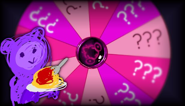 The roulette wheel featured in the last go live message is not blurry and distorted in colour, while a scribbly emote of the spacemantis eating spaghetti is placed in front.