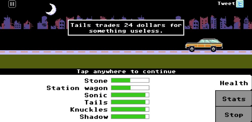 "Tails trades 24 dollars for something useless."